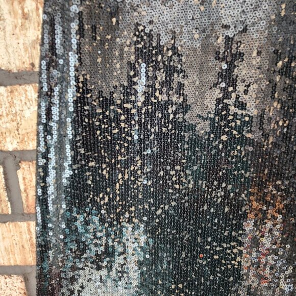 NWT Lauren Ralph Lauren Long Sleeveless Sequin Dress Size 8 - Picture 4 of 11